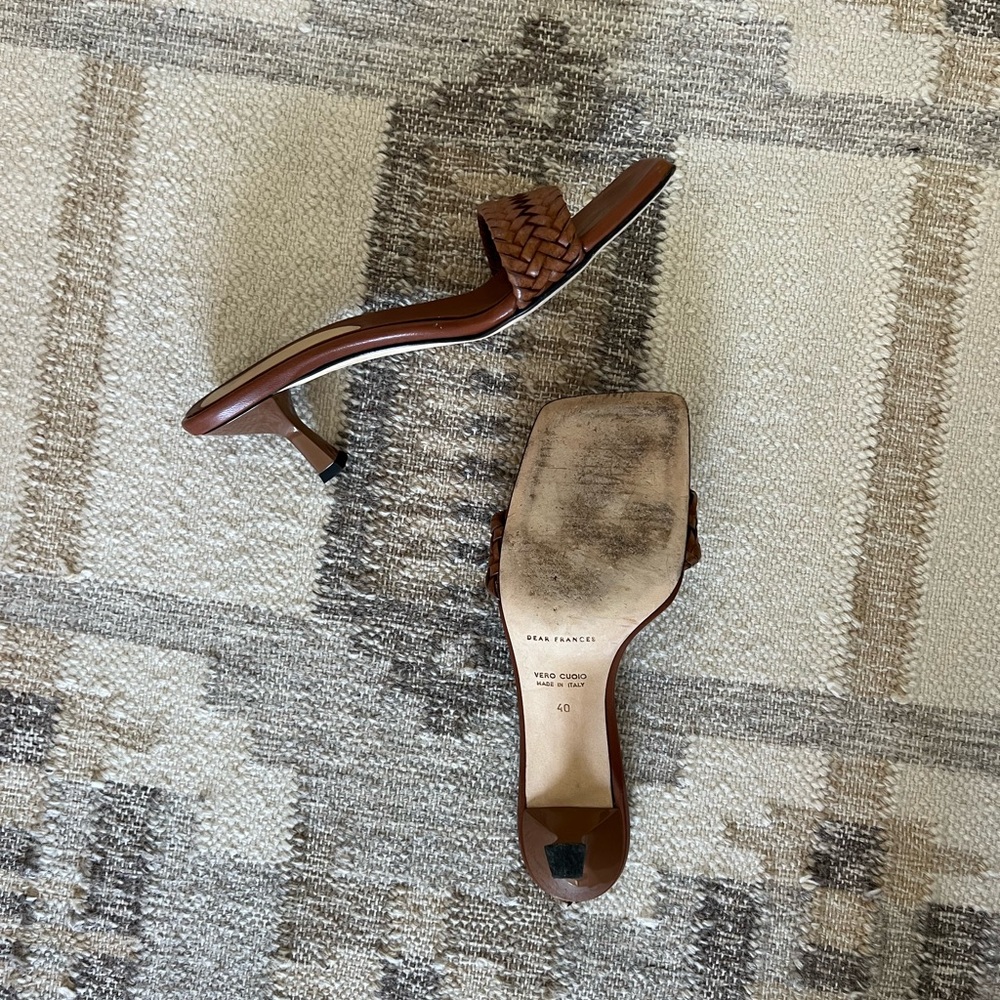 Dear Frances leather slides - Picture 6 of 7